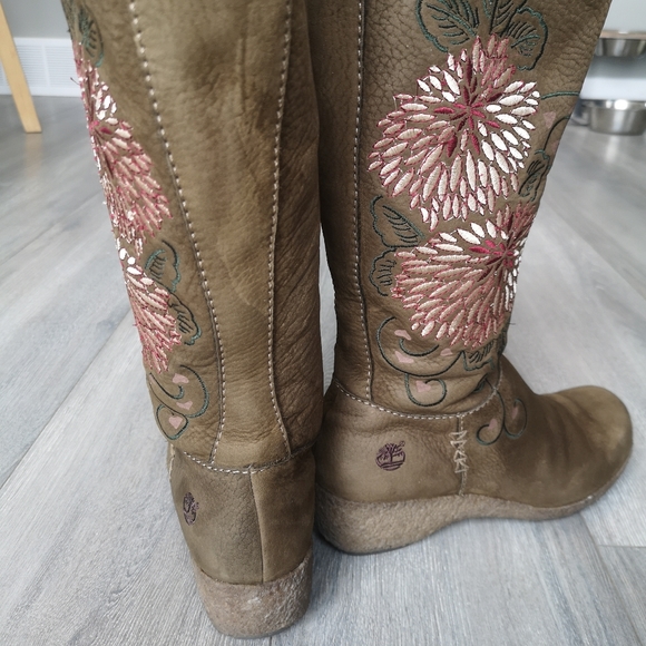 Timberland Special Limited Edition Shertang Shearling Brown Suede Leather Boots - Picture 11 of 16